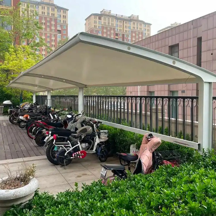 泸水市膜结构电动车棚